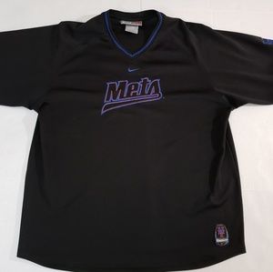 Nike mens size XL NY mets pullover  Jersey